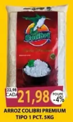 Santa Cruz Supermercados Arroz colibri premium tipo 1 pct oferta
