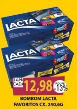 Santa Cruz Supermercados Bombom lacta favoritos oferta