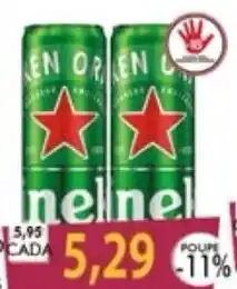 Santa Cruz Supermercados Heineken oferta