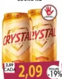 Santa Cruz Supermercados Crystal beer oferta