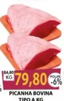 Santa Cruz Supermercados Picanha bovina tipo a kg oferta