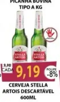 Santa Cruz Supermercados Cerveja stella artois descartável oferta