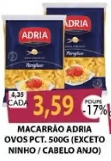 Santa Cruz Supermercados Macarrão adria oferta