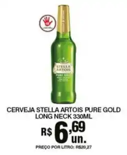Supermercados Alvorada Cerveja stella artois pure gold long neck oferta