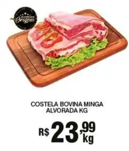 Supermercados Alvorada Costela bovina minga alvorada kg oferta