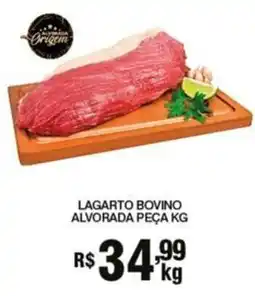 Supermercados Alvorada Lagarto bovino alvorada peça kg oferta