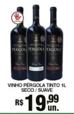Supermercados Alvorada vinho pergola tinto oferta