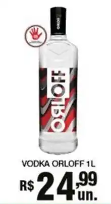 Supermercados Alvorada vodka orloff 1l oferta