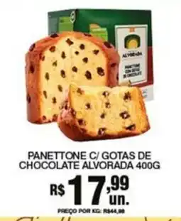 Supermercados Alvorada Panettone c/ gotas de chocolate alvorada oferta