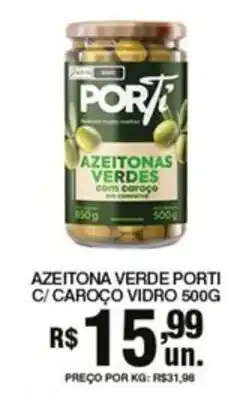 Supermercados Alvorada Azeitona verde porti c/ caroço oferta