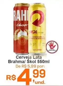 Cocipa Cerveja Lata Brahma/ Skol oferta