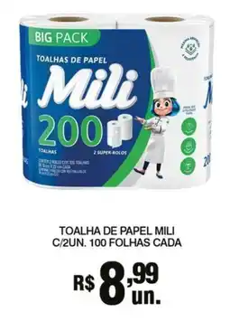 Supermercados Alvorada toalha de papel mili oferta