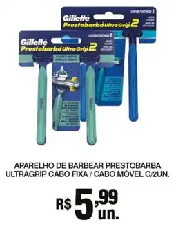 Supermercados Alvorada Aparelho de barbear prestobarba ultragrip cabo fixa / cabo móvel oferta