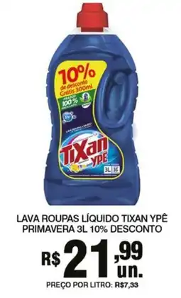 Supermercados Alvorada Lava roupas líquido tixan ypê primavera oferta