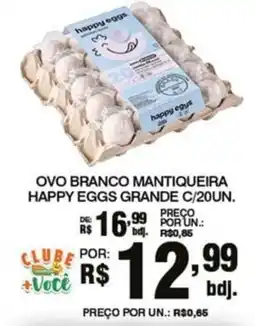 Supermercados Alvorada Ovo branco mantiqueira happy eggs grande oferta
