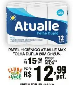 Supermercados Alvorada Papel higiênico atualle max folha dupla oferta