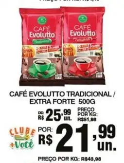 Supermercados Alvorada Café evolutto tradicional / extra forte oferta