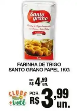 Supermercados Alvorada Farinha de trigo santo grano papel oferta
