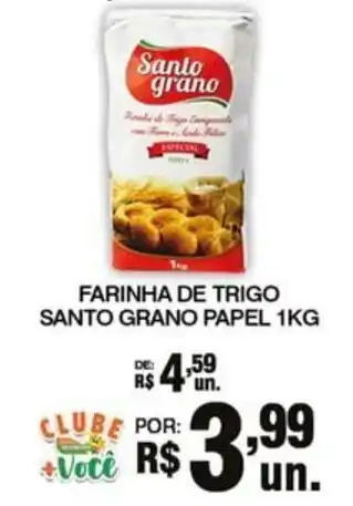 Farinha de trigo santo grano papel