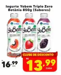 Nidobox Iogurte yobem triplo zero betânia oferta