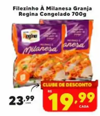 Filezinho à milanesa granja regina congelado