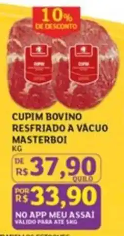 Assaí Atacadista Cupim bovino resfriado a vácuo masterboi oferta