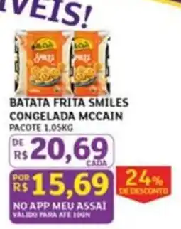 Assaí Atacadista Batata frita smiles congelada mccain oferta