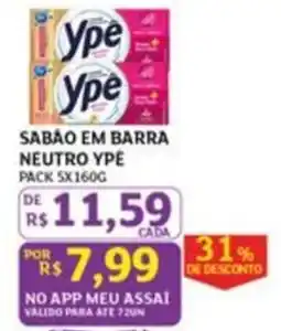 Assaí Atacadista Sabão em barra neutro ypé oferta
