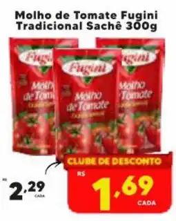 Nidobox molho de tomate fugini tradicional sachê oferta
