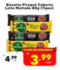 Nidobox Biscoito Piraquê Coberto Leite Maltado oferta