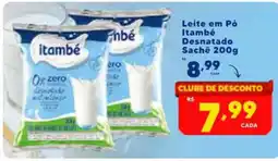 Nidobox Leite em Pó Itambé Desnatado oferta