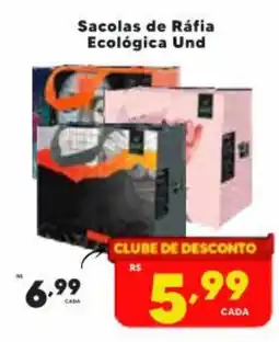 Nidobox sacolas de ráfia ecológica und oferta