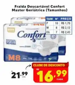 Nidobox Fralda descartável confort master geriátrica oferta