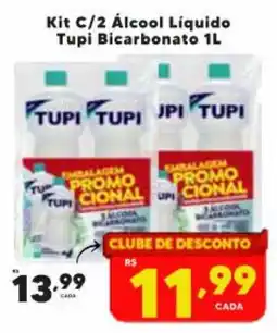 Nidobox Kit C/2 Álcool Líquido Tupi Bicarbonato oferta