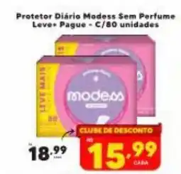 Nidobox Protetor Diário Modess Sem Perfume oferta