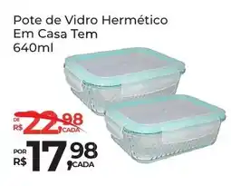Super Luna Pote de Vidro Hermético Em Casa Tem oferta