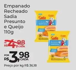 Super Luna Empanado Recheado Sadia Presunto e Queijo oferta