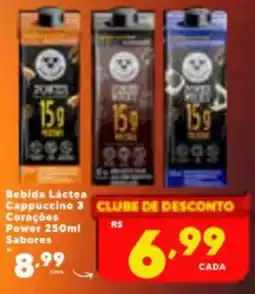 Nidobox Bebida Láctea Cappuccino 3 Corações Power oferta