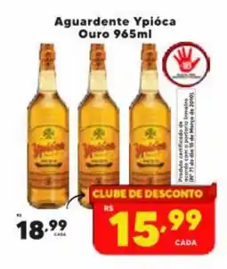 Nidobox Aguardente Ypióca Ouro oferta