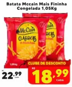 Nidobox Batata mccain mais fininha congelada oferta