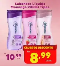 Nidobox Sabonete Líquido Monange Tipos oferta