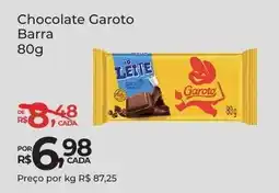 Super Luna Chocolate Garoto Barra oferta