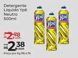 Super Luna Detergente Líquido Ypê Neutro oferta