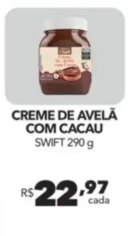 Swift Creme de avelã com cacau oferta