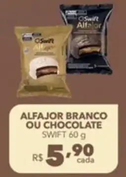 Swift Alfajor branco ou chocolate oferta