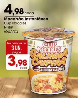 Zaffari Macarrão instantâneo cup noodles nissin oferta