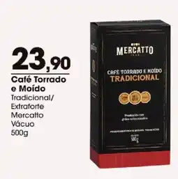 Zaffari Café Torrado e Moído Tradicional/Extraforte Mercatto oferta