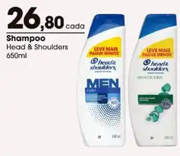 Zaffari Shampoo head & shoulders oferta