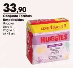Zaffari Conjunto Toalhas Umedecidas Huggies oferta