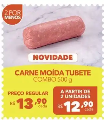 Carne moída tubete